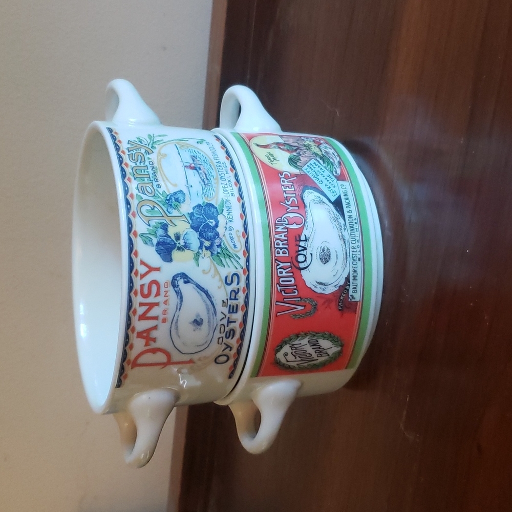 Vintage Archives of Louisiana soup bowls